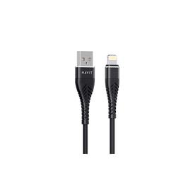 LIGHTNING ANTI-WINDING BRAIDED CABLE, 1M_BLACK