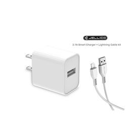 JELLICO C11 2.1A COMBO CHARGEUR MURAL AVEC CÂBLE LIGHTNING