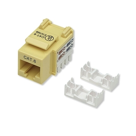 Cat6 Keystone Jack - Yellow