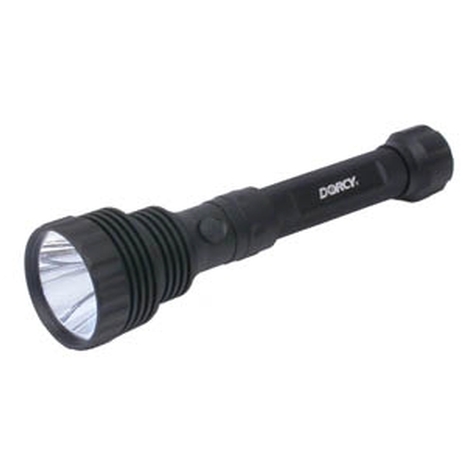 Lampe de Poche DEL 220 Lumens Rechargeable avec Adaptateurs de Chargement