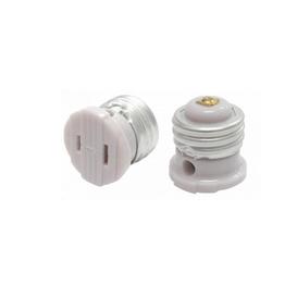 PAQUET DE 2 DOUILLE ADAPTATEUR AVEC PRISES
