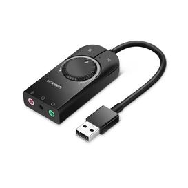 ADAPTATEUR AUDIO EXTERNE USB-A AVEC PRISE STÉRÉO ET MIC