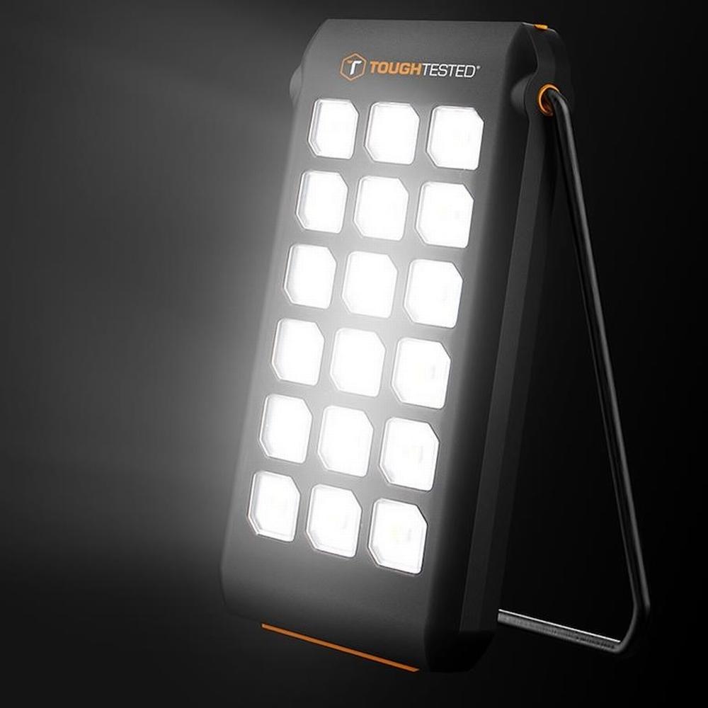 ToughTested LED10 Batterie de secours 10 000 mAh à chargement solaire