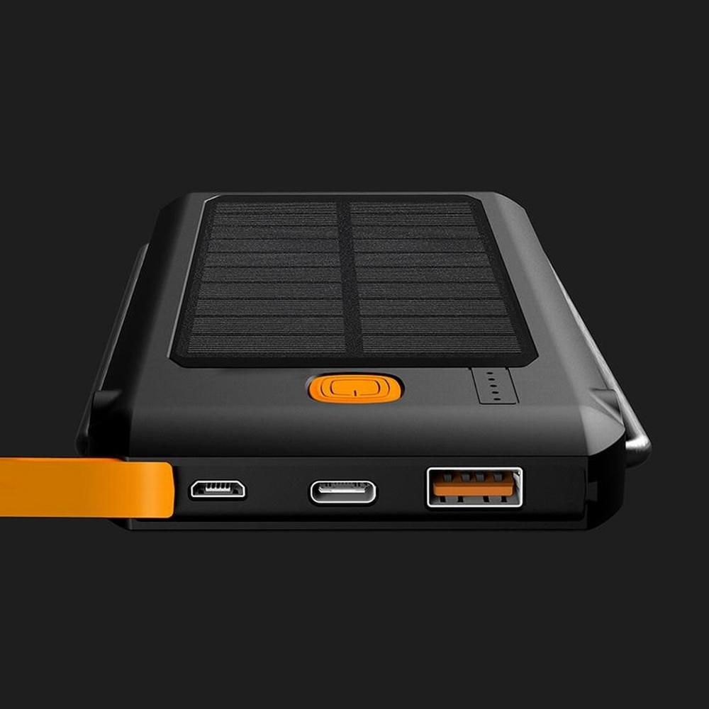 ToughTested LED10 Batterie de secours 10 000 mAh à chargement solaire