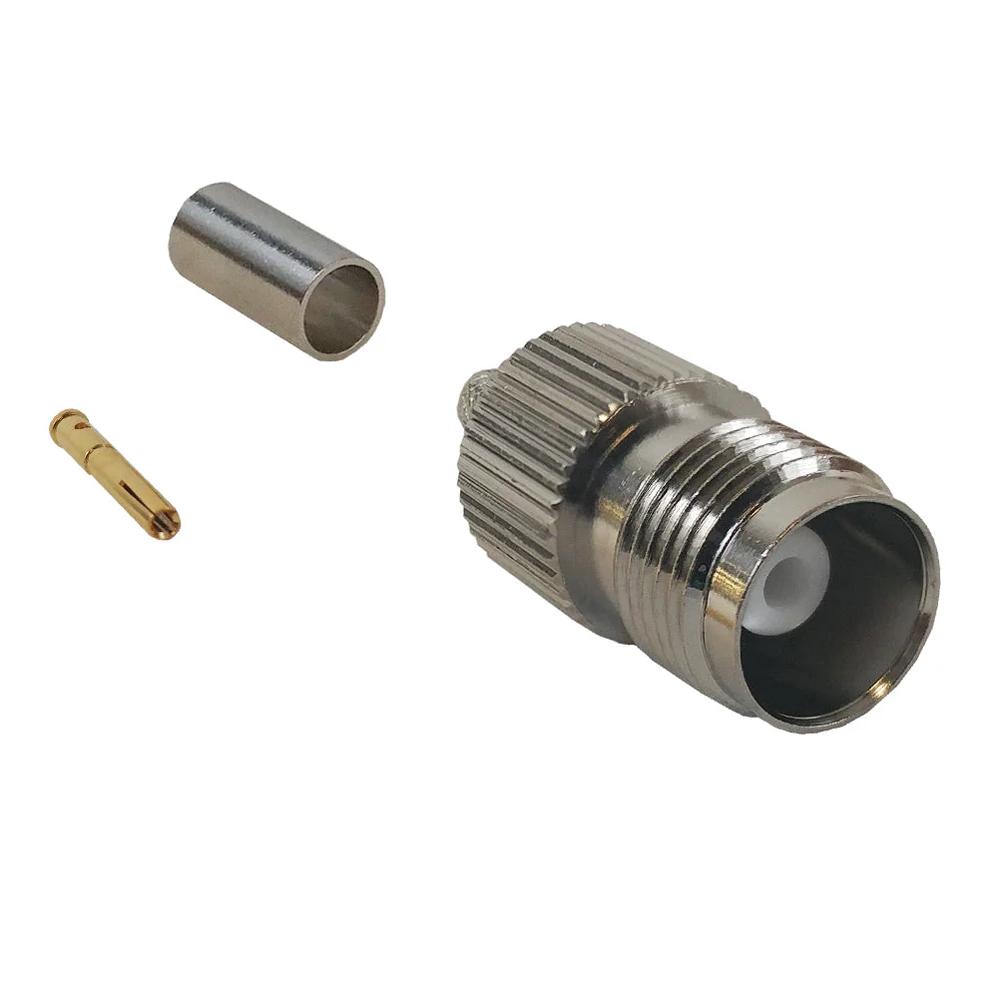 TNC Female Crimp Connector for RG58 (LMR-195) 50 Ohm