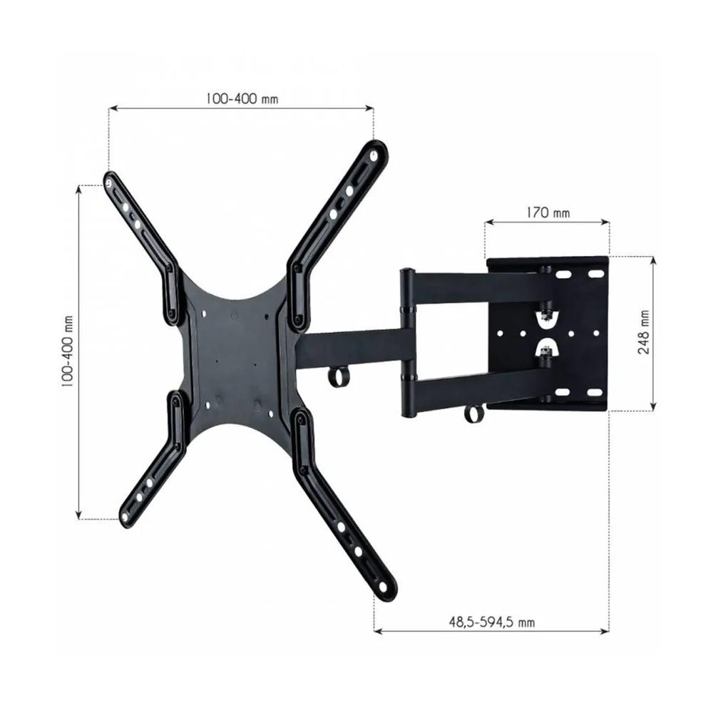 Full Motion Wall Mount for 23-55in TVs