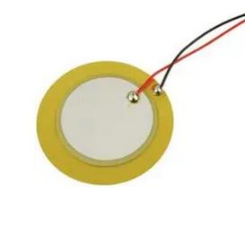 Élément piézo, diaphragme, 4,2 kHz, 300 ohms, 25000 pF, 27 mm, 0,43 mm