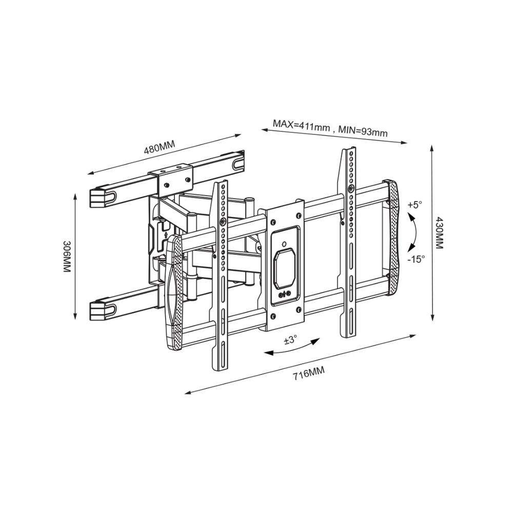 Articulating TV Bracket 42
