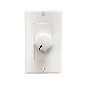 Speco WAT10DW WAT Series 10W 70/25V Wall Plate Volume Control, White
