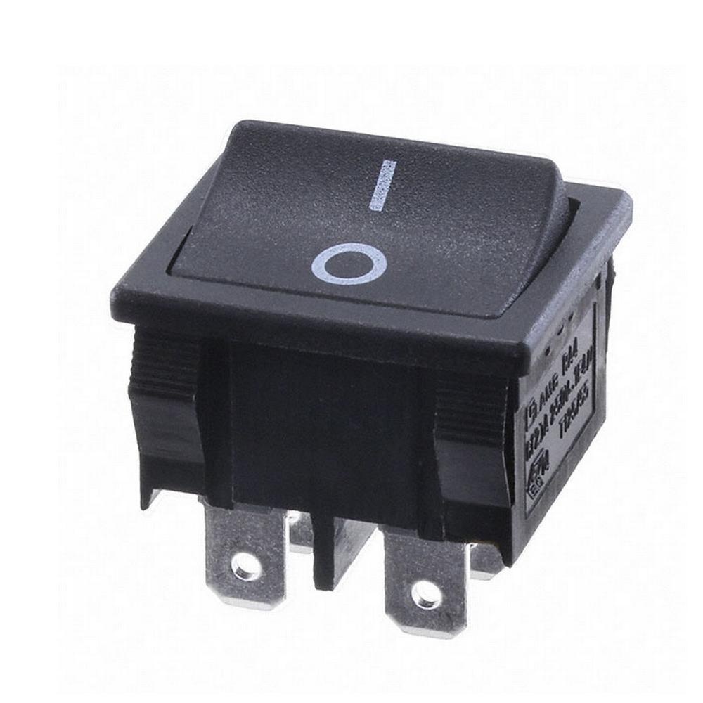 Rocker Switches 10A 125VAC 4.8mm Tab Off-On 2 Pole