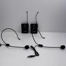 M8-200HS Wireless Microphone Kit – Dual Channel UHF System