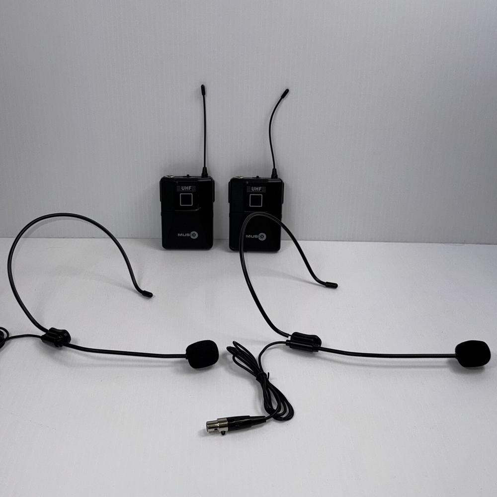 M8-200HS Wireless Microphone Kit – Dual Channel UHF System