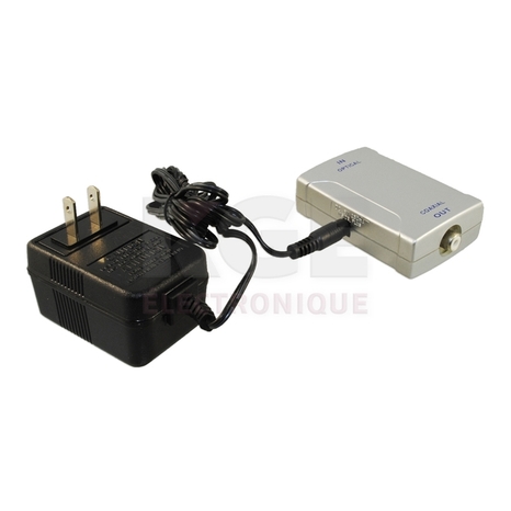 Optical to Coaxial Converter