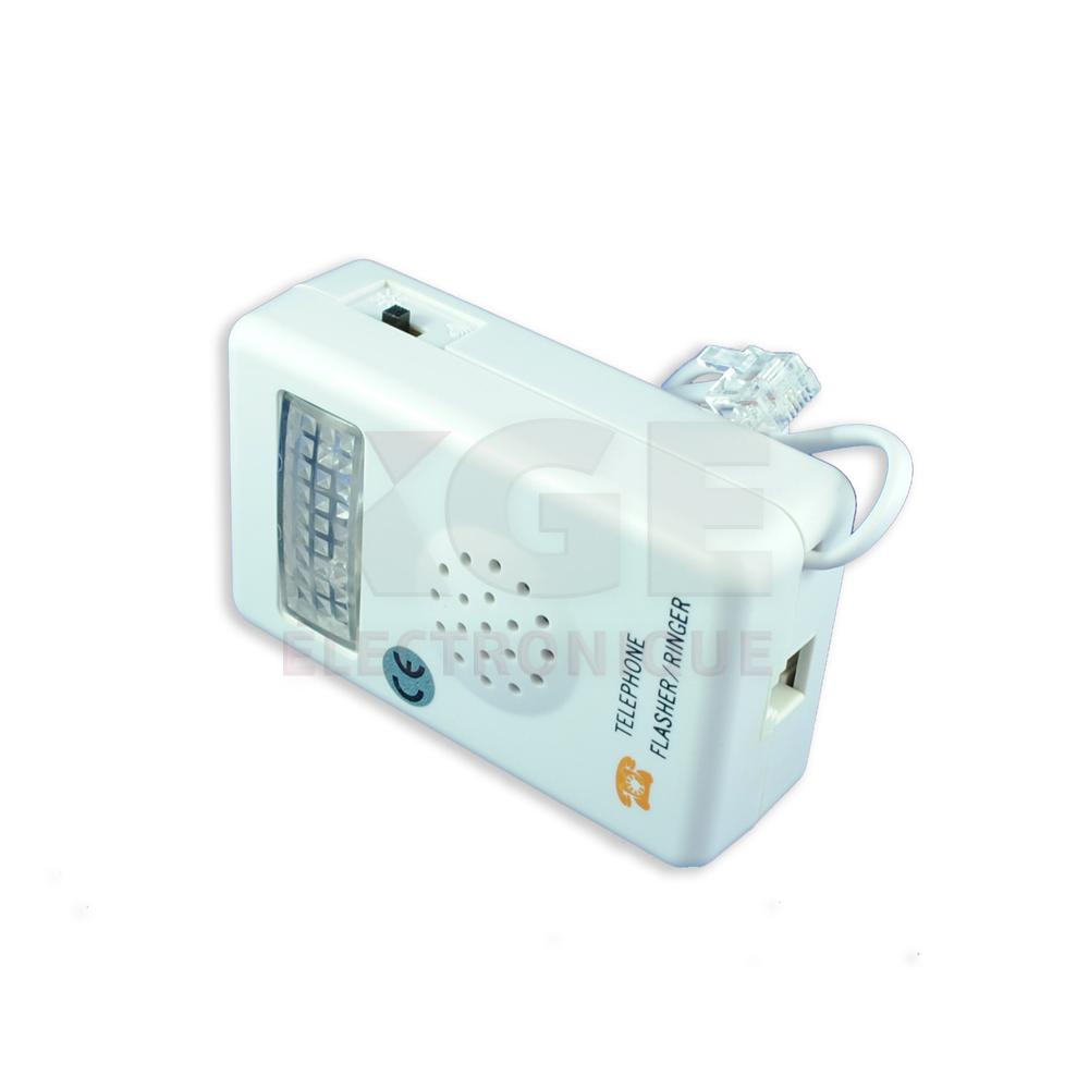 Phone Strobe Light Flasher and Bell Ringer AudioVideo KGE Électronique