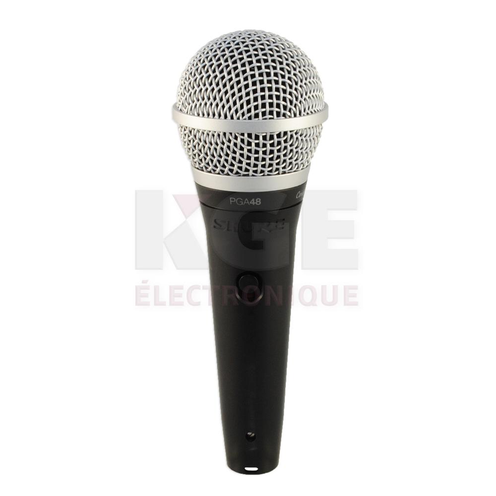PG48 Microphone Vocal Shure avec Câble XLR à 1/4