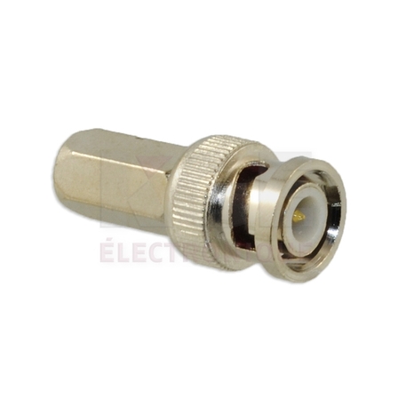Connecteur Vissé BNC RG6 Mâle