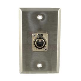 XLR Single Receptacle Neutrik Wall Mounting Plate