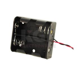 Porte-Batteries pour 2 Batteries C avec Fil 15cm