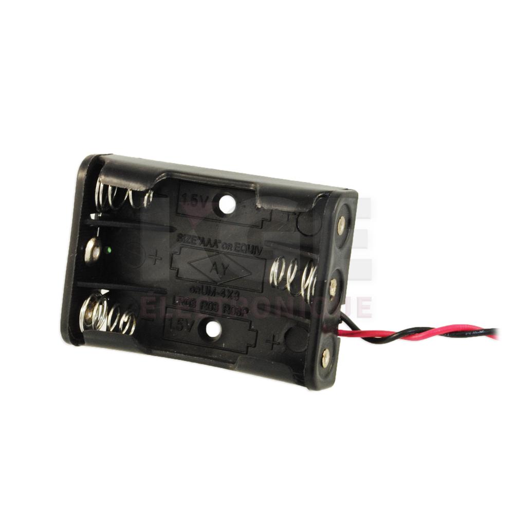 Battery Holder 3 x AAA Type Wire 15cm