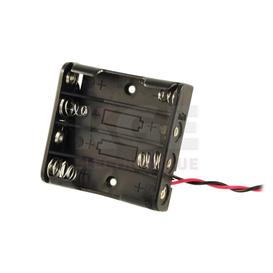 Porte-Batteries pour 4 Batteries AAA avec Fil 15cm