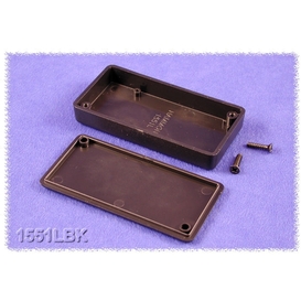 1551LBK - Plastic Miniature Enclosure - Black, 3.15