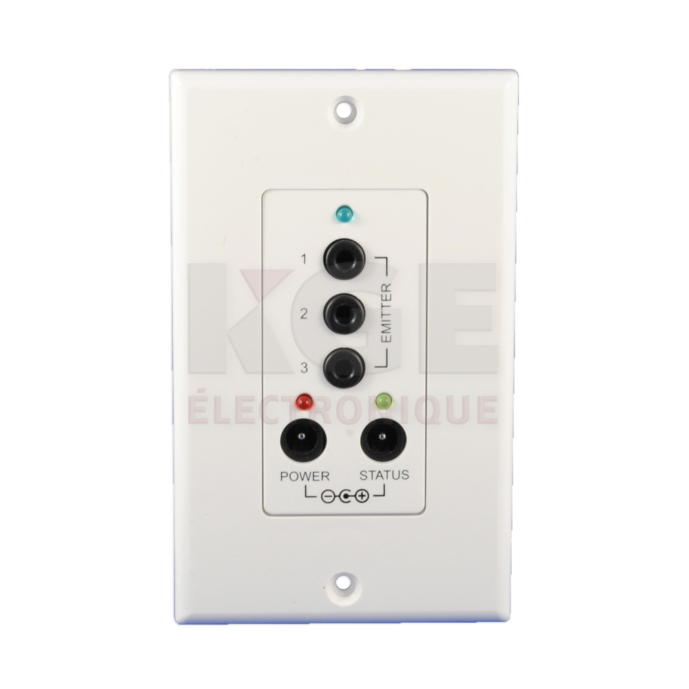 In-Wall Decora Plate for IR Emetter