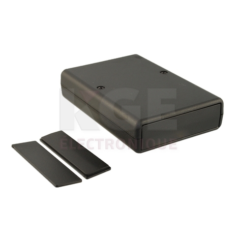 1593NBK - Black ABS Plastic for Hand Held Instruments - 4.3