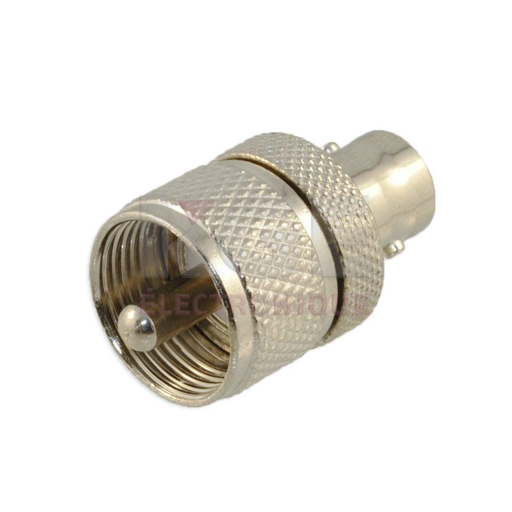BNC Femelle à UHF Mâle