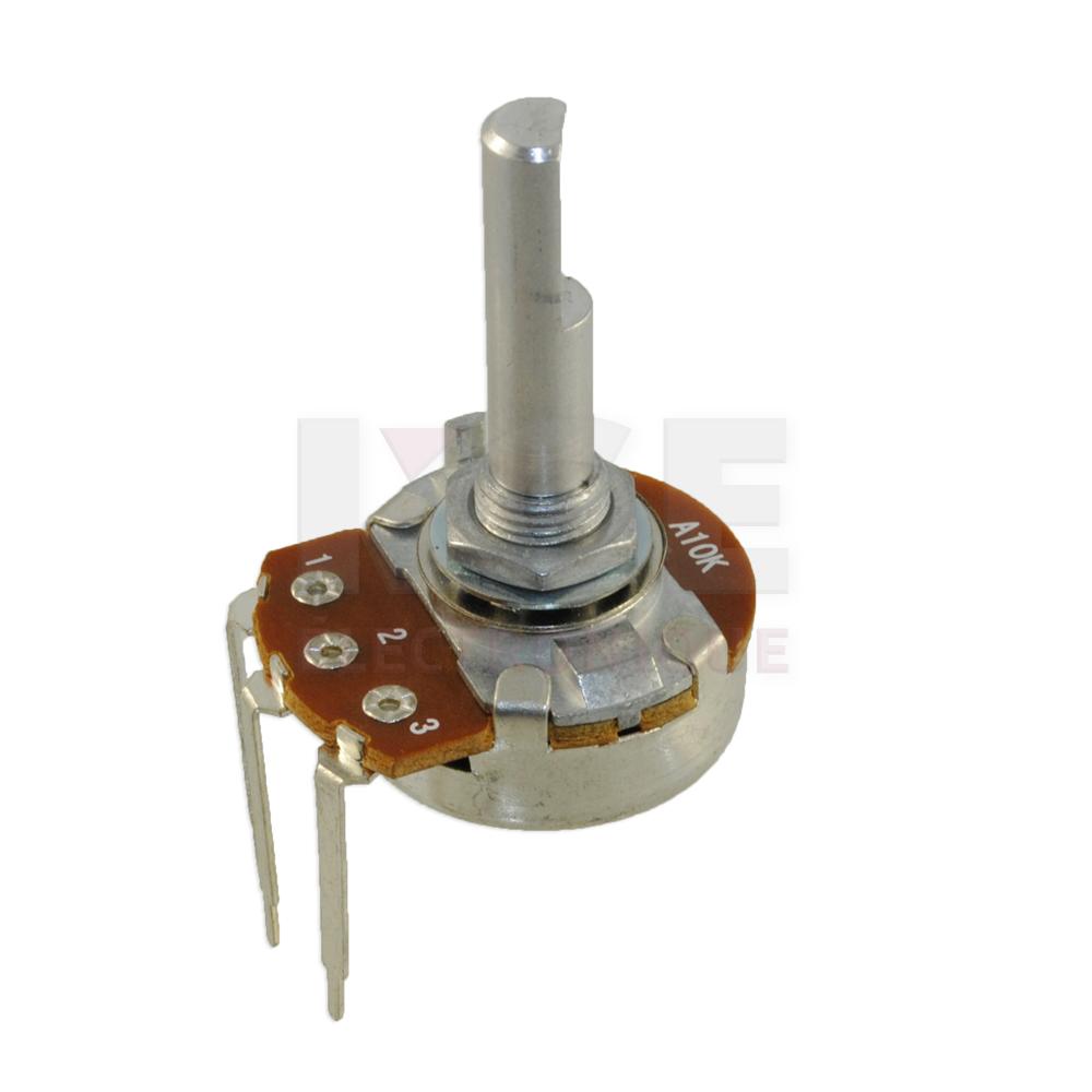 Potentiomètre Standard (24mm) - 10K Ohms, Audio, Terminaux Universels