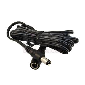 2.1 x 5.5mm Plug - 2.1 x 5.5mm Inline Jack, 6ft 22AWG