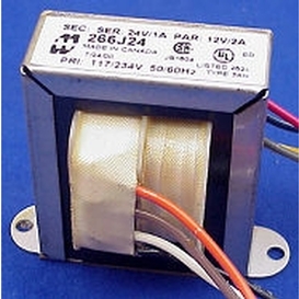 Dual Primary / Dual Secondary L.V. Chassis Mount Power Supply - 24VA