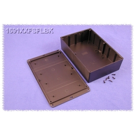 1591XXFSFLBK - Multipurpose Plastic with Flanged Lid - 8.7