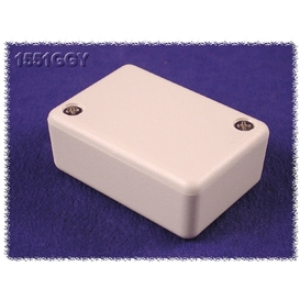 1551GGY Plastic Miniature Enclosure - Grey, 1.97