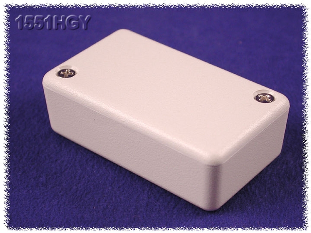 1551HGY - Boîtier Miniature en Plastique - Gris, 2.36