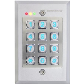 Clavier d'Accès Extérieur Encastré - 110 Utilisateur, 2 Sorties (1 Relai, 1 Transistor)