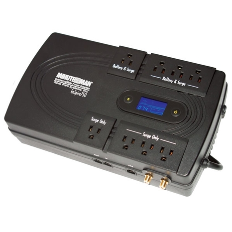 UPS Minuteman EnSpire 750VA / 400W avec 8 Sorties