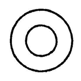 Rondelle Plate en Nylon(paquet de 100) #4x 1/4”
