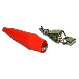 Pince Alligator pour Batterie - 10A, Rouge