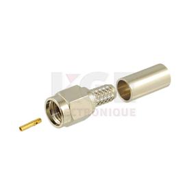 SMA Male RP Crimp Type (reverse polarity)