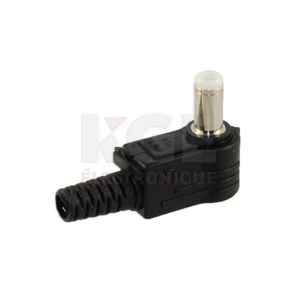 Right Angle DC Power Plug 6.4 - 10.5V DC