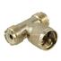 UHF “T” Adaptor 1 Male to 2 Female