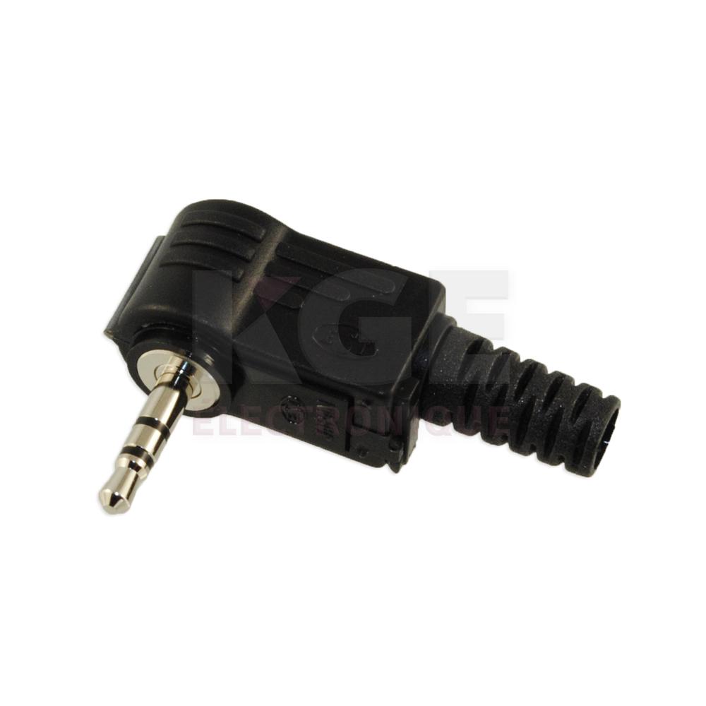 Right Angle Stereo 2.5 mm Plug