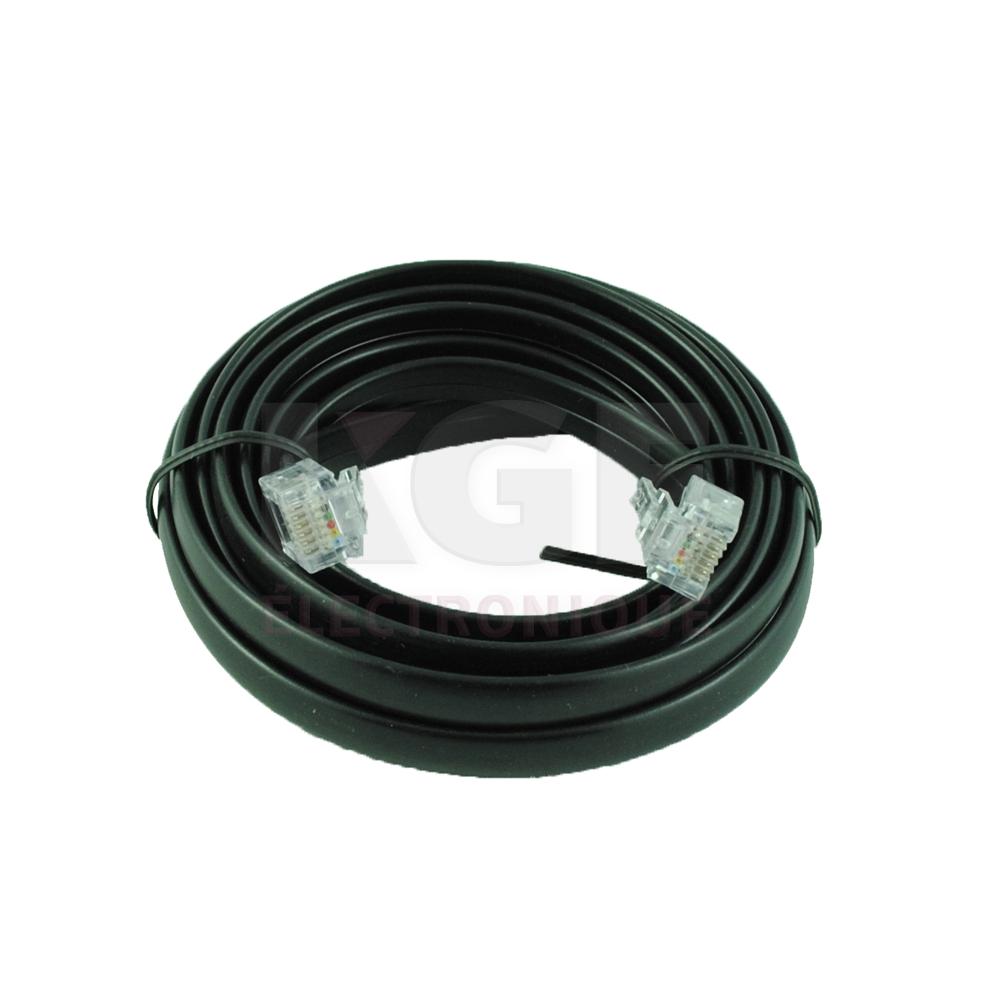 2m 6C Black Wire