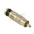 RCA Connector for RG6/U (Black)