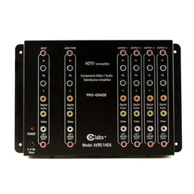Distributeur Audio/Vidéo Composante 1 Entrée 4 Sorties