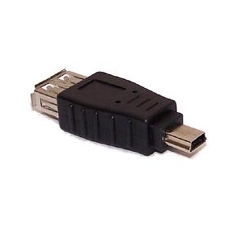 USB A Female to Mini 5-Pin Adapter