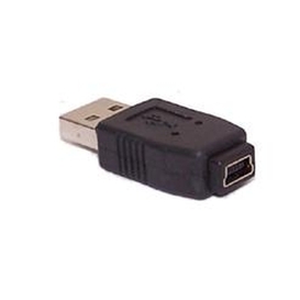 USB A Male to Mini 5-Pin Female Adapter