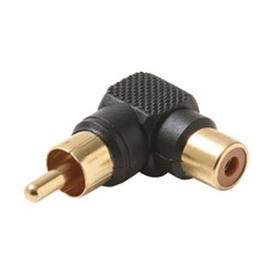 RCA Female to RCA Male 90° Adapter