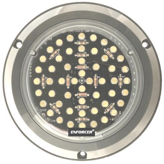 Module Circulaire 52 DEL Haute Intensité - Bleu