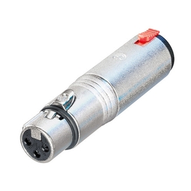 3 Pole XLR Female to Stereo 1/4 Locking Jack Adapter (Neutrik NA3FJ)
